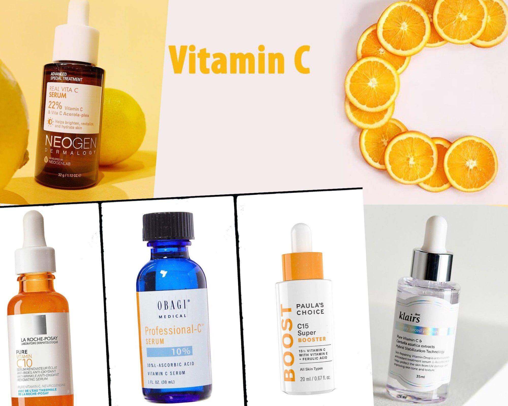 TOP 8 SERUM VITAMIN C CHO DA NHẠY CẢM GIÚP MỜ THÂM DƯỠNG SÁNG TỐT HIỆN NAY￼ - Cà Tím