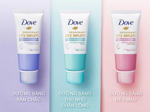 Kem khử mùi Dove Deodorant Dry Serum Collagen