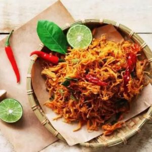 Cách làm khô lợn lá chanh dai dai đậm vị