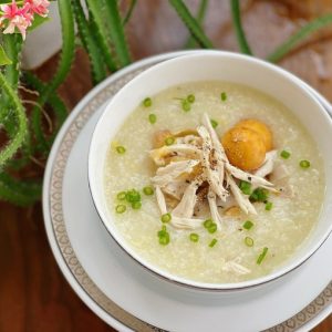 Cách nấu cháo gà đậu xanh bổ dưỡng