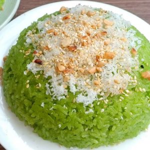 Cách nấu xôi lá dứa dẻo thơm đẹp mắt